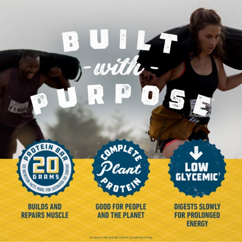 CLIF® Builders® Vanilla Almond Protein Bars Perspective: left