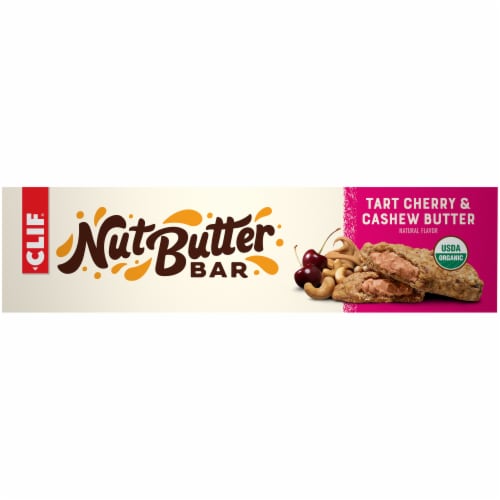 Clif Bar® Nut Butter Tart Cherry & Cashew Butter Energy Bars Perspective: left