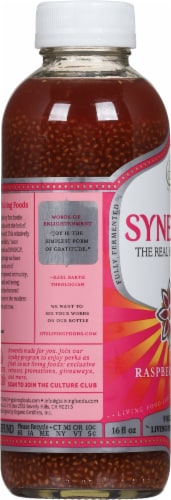GT's Living Foods Synergy® Organic Raspberry Chia Kombucha Perspective: left