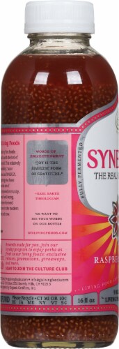 GT's Living Foods Synergy® Organic Raspberry Chia Kombucha Perspective: left