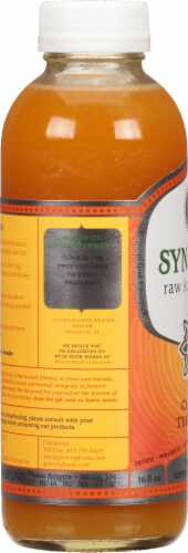 GT's Living Foods Carrot Turmeric Synergy Raw Kombucha Perspective: left