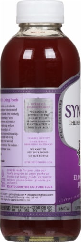 GT's Synergy® Elderberry Juniper Raw Kombucha Perspective: left