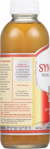 GT's Synergy® Raw Kombucha Honeycrisp Apple Drink Perspective: left