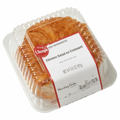 Ukrop's™ Chicken Salad on Croissant Perspective: left