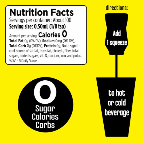 Splenda Liquid Zero Calorie Sweetener Perspective: left