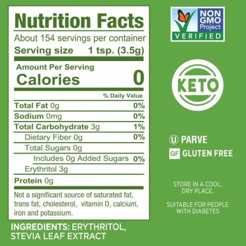 Splenda Stevia Zero Calorie Granulated Sweetener Perspective: left