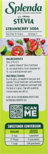 Splenda® Stevia Sweetener Packets Perspective: left
