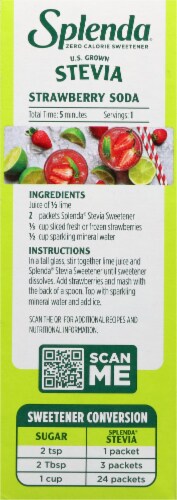 Splenda® Zero Calorie Stevia Sweetener Packets Perspective: left