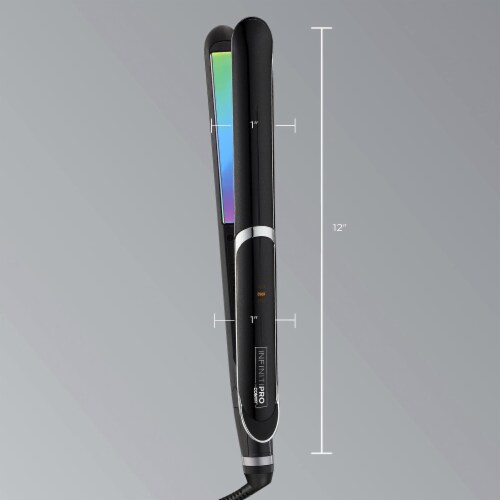InfinitiPro by Conair 1-in. Rainbow Titanium Flat Iron (Pack of 2) Perspective: left