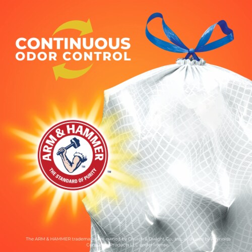 Ultra Strong Tropical Paradise Scent Trash Bags (Pack of 18) Perspective: left