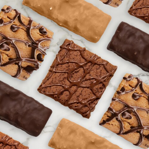 Fiber One Weight Watchers Chewy Protein Bars, Fudge Chocolate Cookie, 5 ct (Pack of 14) Perspective: left