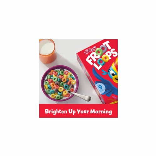 Froot Loops Breakfast Cereal, Fruit Flavored (Pack of 48) Perspective: left