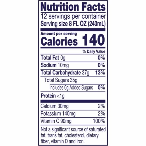 Welch's 100 Purple Juice, Concord Grape, 96 Fl Oz (Pack of 32) Perspective: left