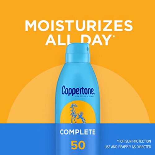 Complete Sunscreen Spray SPF 50 Spray Sunscreen 5.5 Oz (Pack of 6) Perspective: left