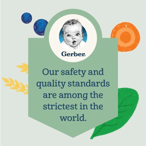 Gerber 1st Food Natural Glass Apple Baby Meals - 4oz (Pack of 6) Perspective: left