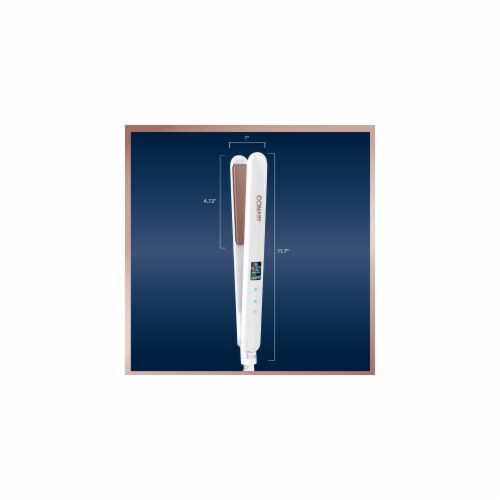 Ceramic Flat Iron Digital 1.0-Inch Straighten and Shine for Salon (Pack of 6) Perspective: left