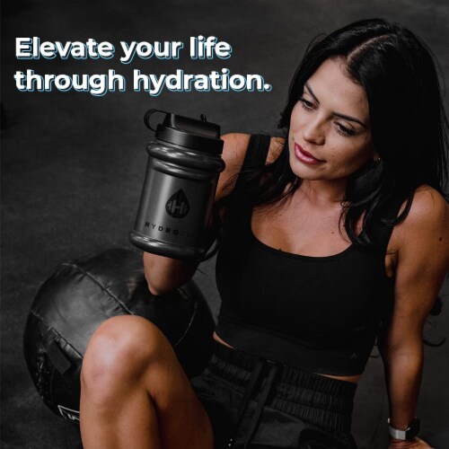 HydroJug Half Gallon Water Bottle 32oz (Pack of 48) Perspective: left