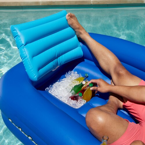 Pool float sales with cooler