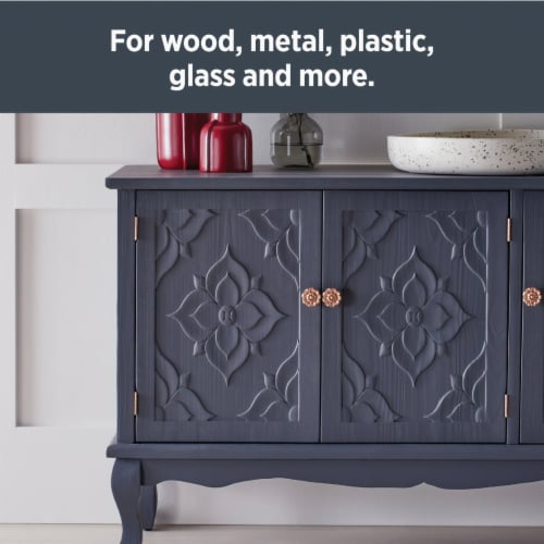 Krylon® Chalky Matte Finish Paint - Anvil Gray Perspective: left