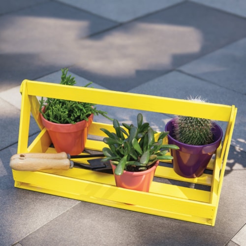 Krylon® ColorMaxx Gloss Sun Yellow Indoor/Outdoor Spray Paint and Primer Perspective: left