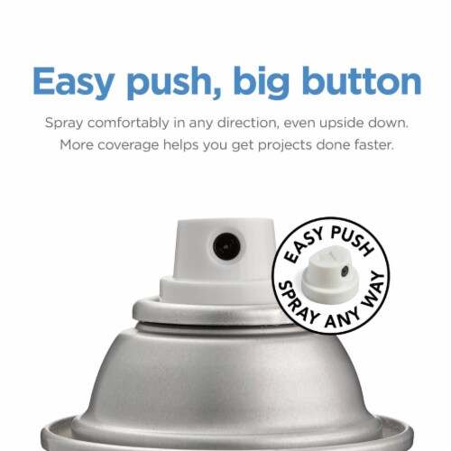 Krylon® ColorMaxx Satin Ivory Indoor/Outdoor Spray Paint and Primer Perspective: left