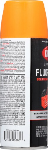 Krylon® Fluorescent Spray Paint - Red / Orange Perspective: left