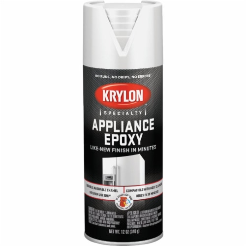Krylon Gloss Epoxy White 12 Oz. Appliance Spray Paint K03201777 1 Jay C Food Stores