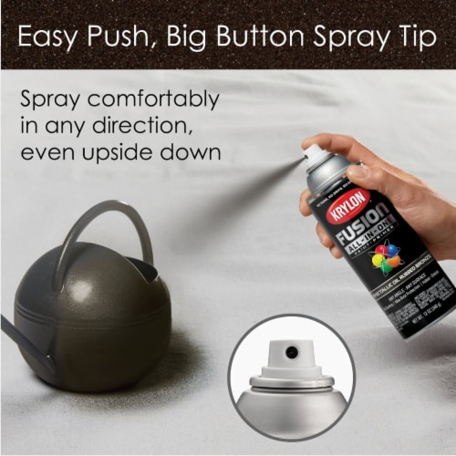 Krylon® Fusion All-In-One™ Oil Rubbed Bronze Metallic Spray Paint & Primer, Perspective: left
