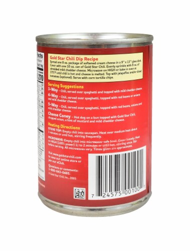 Gold Star® Cincinnati Style Original Chili Perspective: left