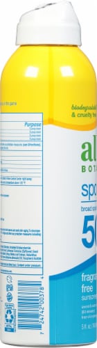 Alba Botanica Cool Sport Sunscreen Spray SPF 50 Perspective: left