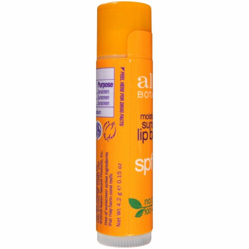 Alba Botanica Very Emollient SPF 25 Sunblock Lip Balm Perspective: left