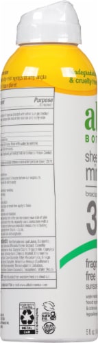 Alba Botanica® Fragrance Free Mineral Sunscreen Spray SPF 35 - 5 Ounce Perspective: left