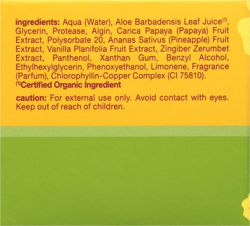 Alba Botanica Hawaiian Papaya Enzyme Facial Mask Perspective: left