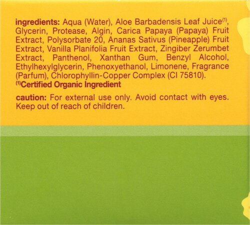 Alba Botanica Hawaiian Papaya Enzyme Facial Mask Perspective: left