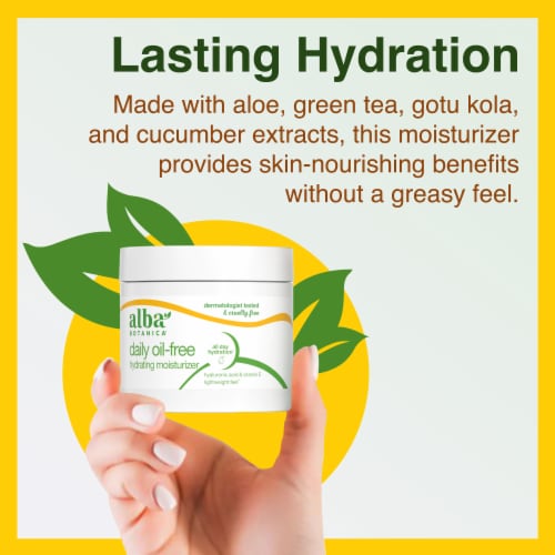 Alba Hawaiian Aloe & Green Tea Oil-Free Moisturizer Perspective: left