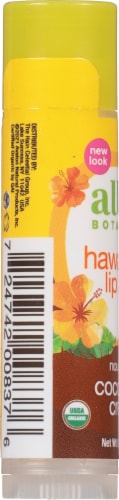 Alba Botanica® Hawaiian Coconut Cream Lip Balm Perspective: left