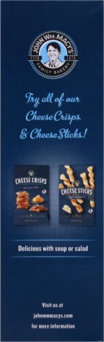 John Wm. Macy's® Asiago and Cheddar Cheese Crisps Perspective: left
