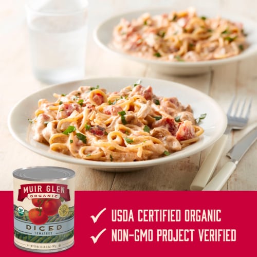 Muir Glen™ Organic Diced Canned Tomatoes Perspective: left