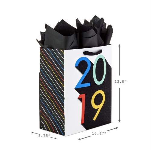 Graduation Gift Bag #57: Hallmark Graduation Large Gift Bag With Tissue Paper (Class of 2019) Perspective: left