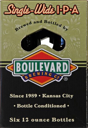 Boulevard Brewing Wheat Company Beer Pop-Up Session IPA Perspective: left
