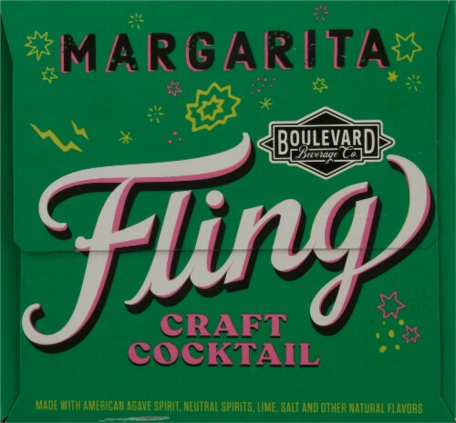 Boulevard Brewing Co. Fling Margarita Craft Cocktail Perspective: left