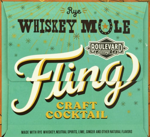 Boulevard Brewing Co. Rye Whiskey Mule Fling Craft Cocktail Perspective: left