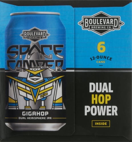 Boulevard Brewing Co. Space Camper Gigahop Dual Hemisphere IPA Beer Perspective: left