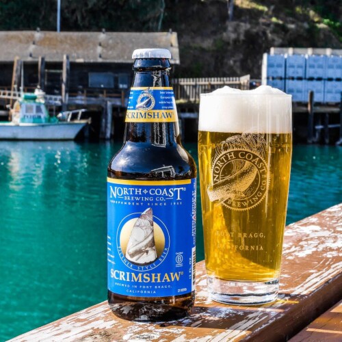 North Coast Brewing Co. Scrimshaw Pilsner Perspective: left