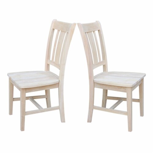 International concepts deals unfinished dining chairs