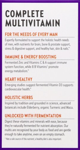 New Chapter Organics Every Man's One Daily Whole-Food Multivitamin Perspective: left