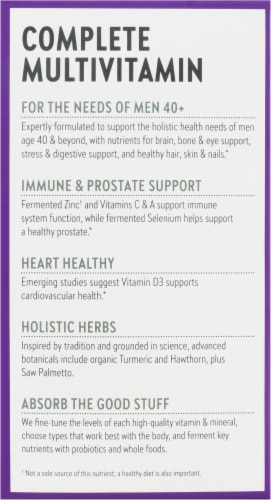 New Chapter Organics Every Man's One Daily Vitamin Perspective: left