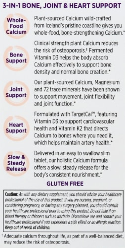 New Chapter Bone Strength Take Care Slim Tablets Perspective: left