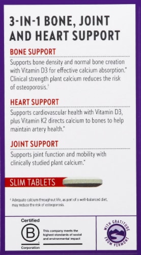 New Chapter Take Care Bone Strength Supplement Slim Tablets Perspective: left