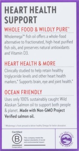 New Chapter® Wholemega™ Fish Oil Perspective: left